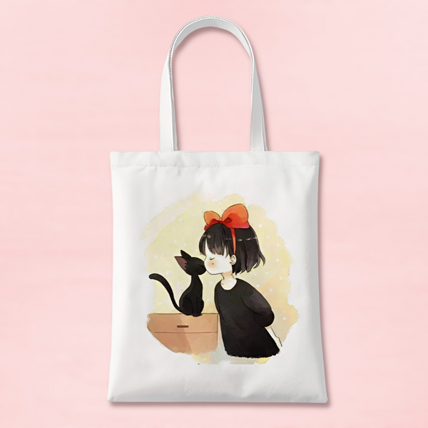 Kiki's Delivery Service Tote Bag - Whiskered Kiss