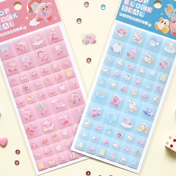 Kirby Drop Block Stickers