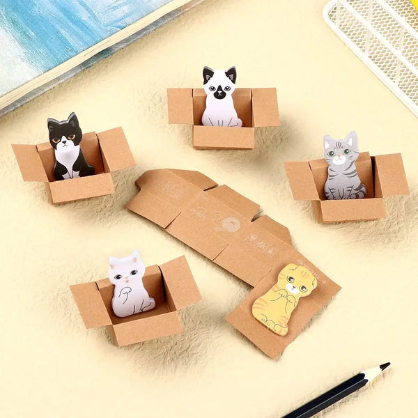 Kitty In A Box Sticky Notes