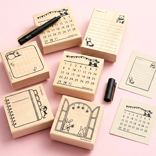 Kodomo No Kao Dobutsuhanko Bullet Journal Stamps