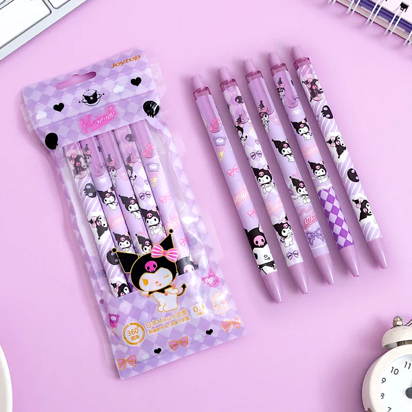 Kuromi Gel Pen Set