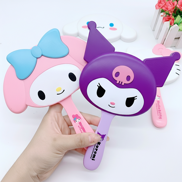 Sanrio Mirror + Comb Vanity Set - Kuromi