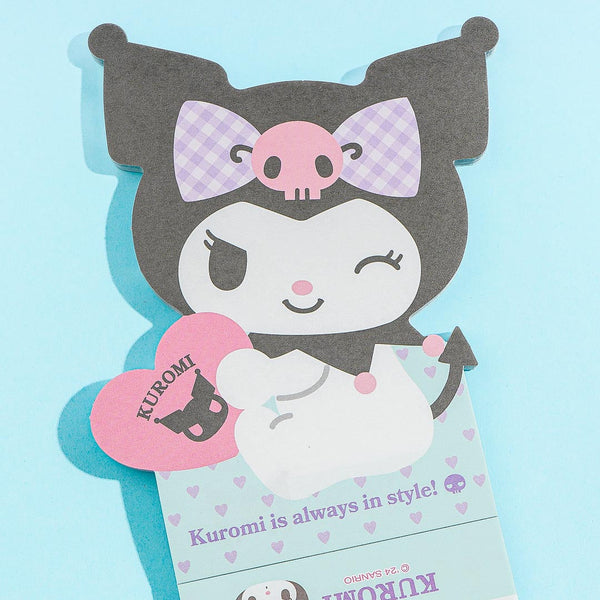 Kuromi Shaped Memo Pad