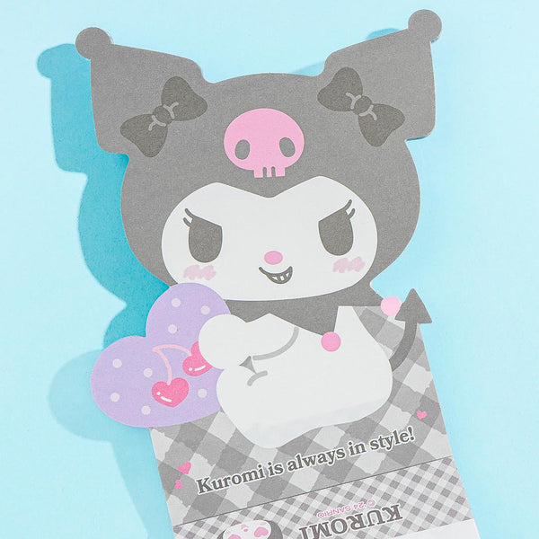 Kuromi Shaped Memo Pad