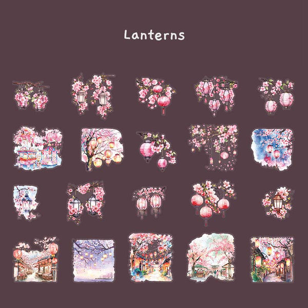 Kyoto in Spring PET Stickers