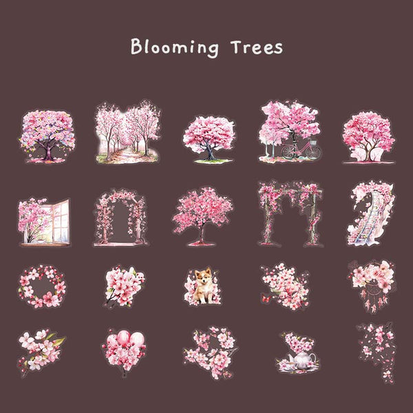 Kyoto in Spring PET Stickers