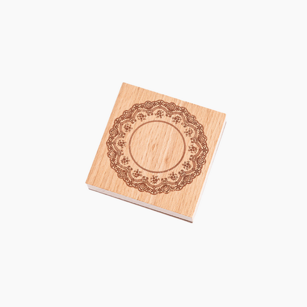 Lace Pattern Wooden Stamps