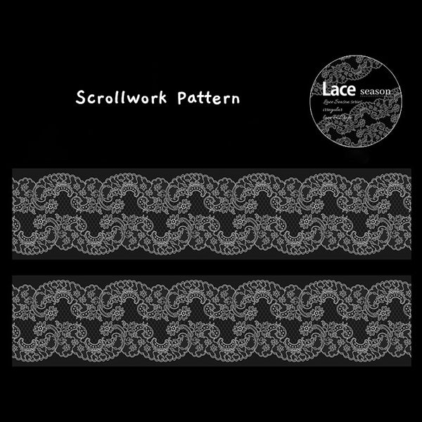 Lace Series Large Masking Tapes