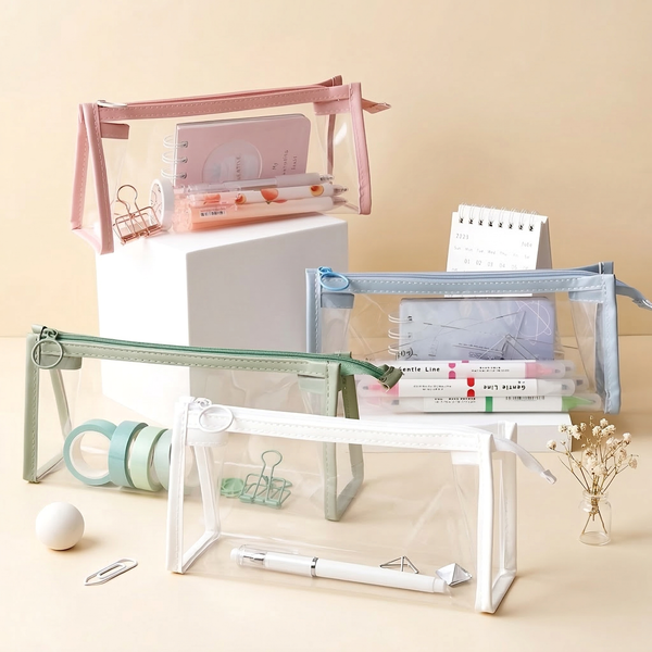 Large Transparent Pencil Case