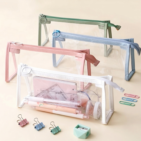 Large Transparent Pencil Case