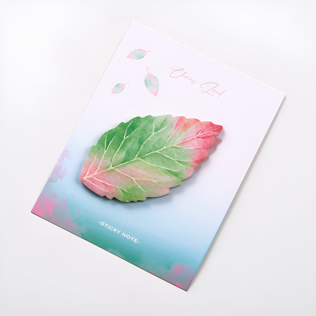 Botanical Leaf Sticky Notes | Kawaii Pen Shop