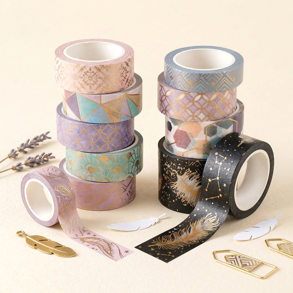 Light As A Feather Washi Tape Set