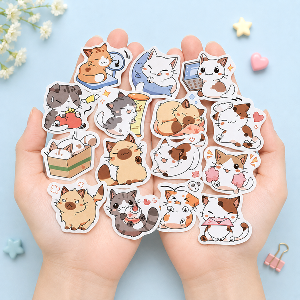 Little Chibi Cat Stickers