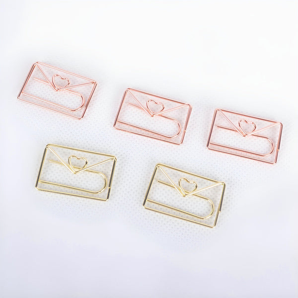 Love Letters Paper Clips - Set of 30