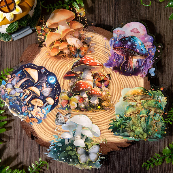 Magic Forest Mushroom Stickers