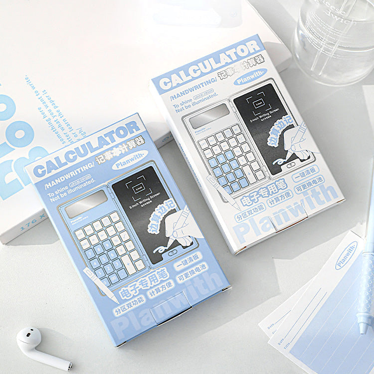 Math Mate – Dual Screen Calculator with Writing Pad | Kawaii Pen Shop