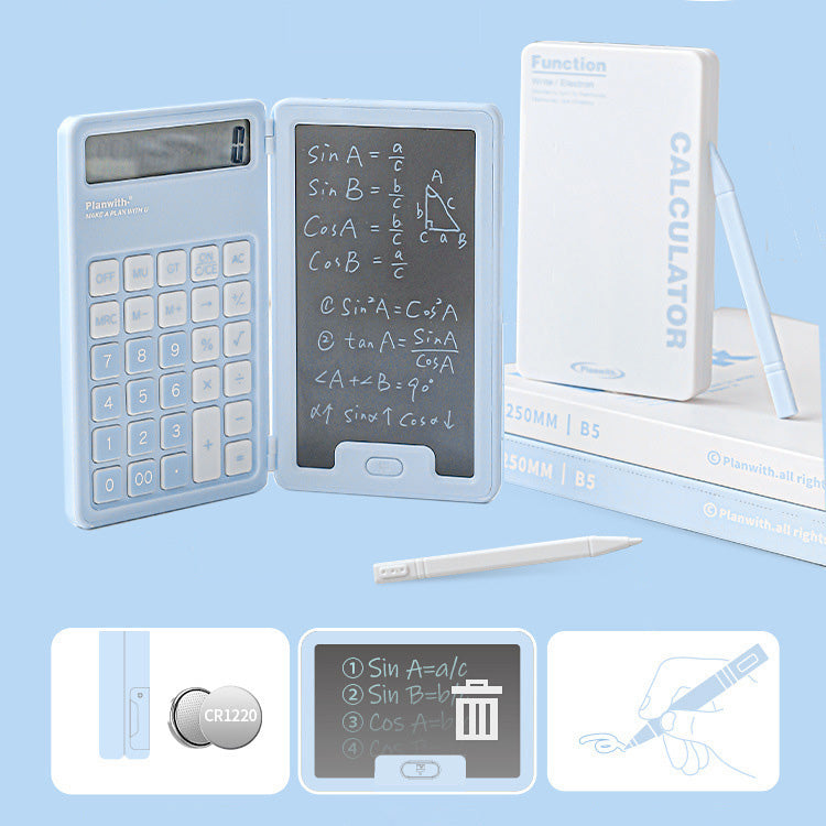 Math Mate – Dual Screen Calculator with Writing Pad | Kawaii Pen Shop