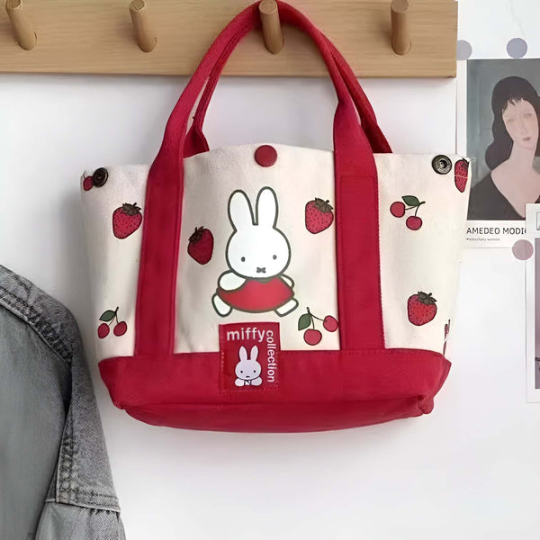 Miffy Berry Bliss Canvas Tote