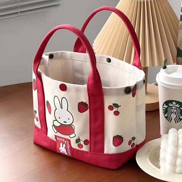 Miffy Berry Bliss Canvas Tote