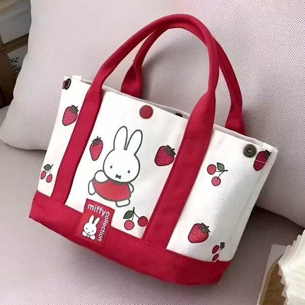 Miffy Berry Bliss Canvas Tote