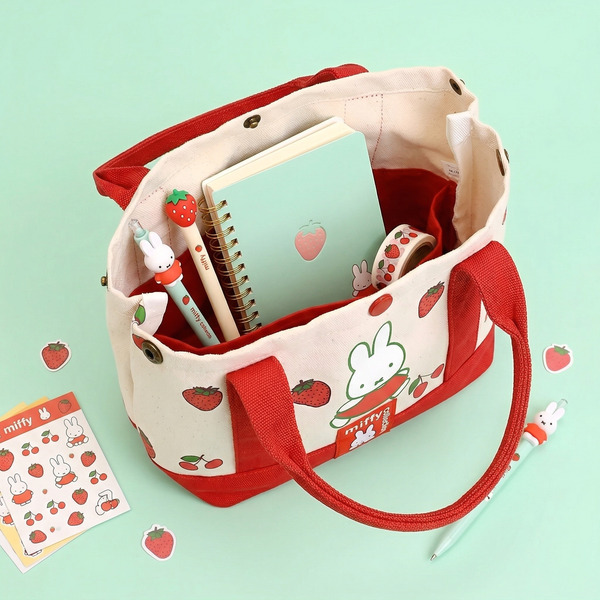 Miffy Berry Bliss Canvas Tote