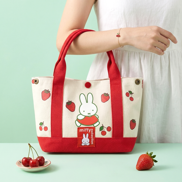 Miffy Berry Bliss Canvas Tote