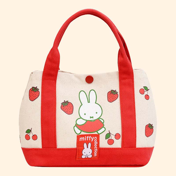 Miffy Berry Bliss Canvas Tote