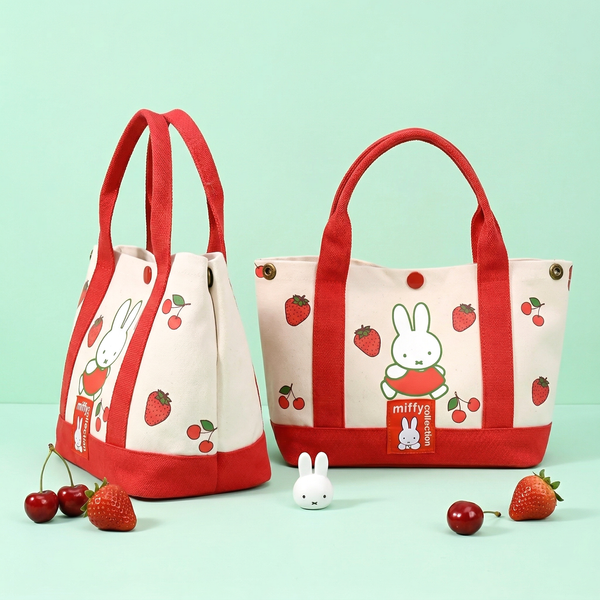 Miffy Berry Bliss Canvas Tote