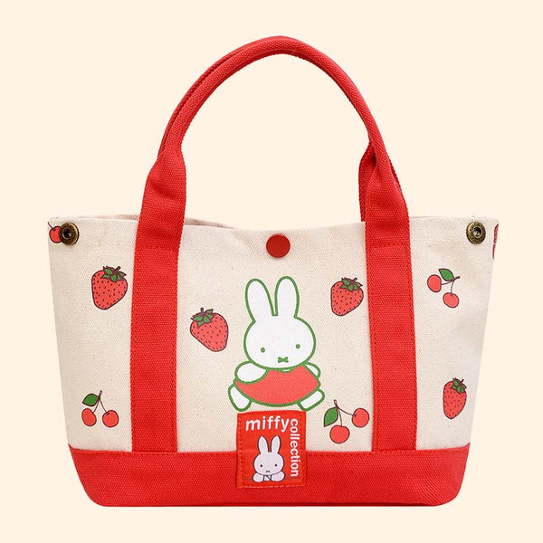 Miffy Berry Bliss Canvas Tote