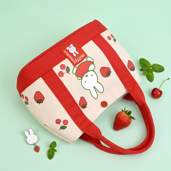 Miffy Berry Bliss Canvas Tote