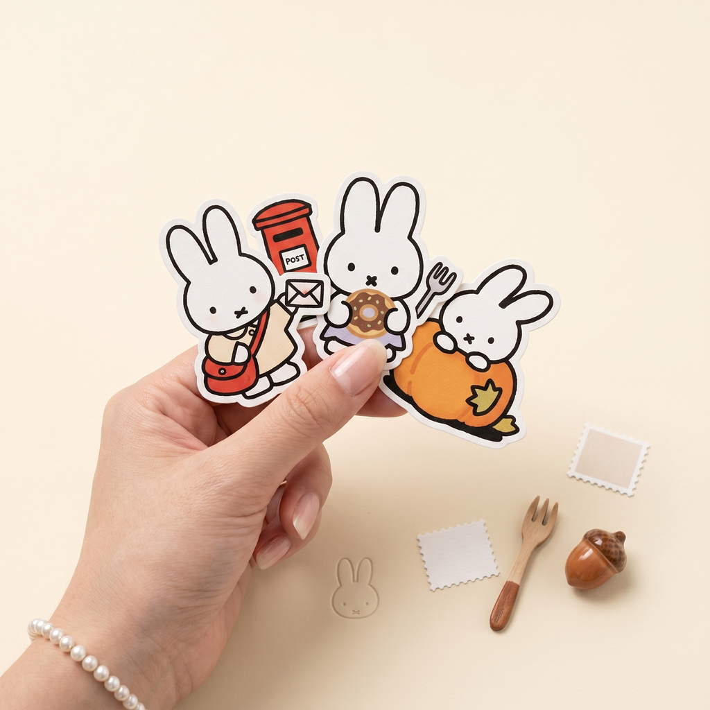 Miffy Rabbit Sticker Miffy Bunny Stickers - Set of 60 | Kawaii Pen Shop