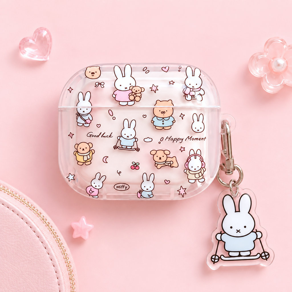 Miffy Ski Day AirPods Case with Charm - Limited Winter Drop
