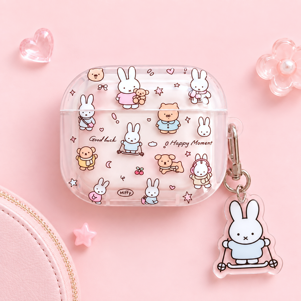 Miffy Ski Day AirPods Case with Charm - Limited Winter Drop