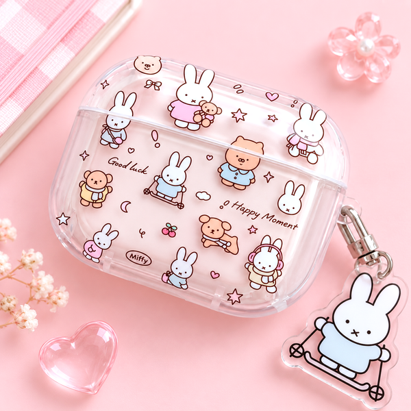 Miffy Ski Day AirPods Case with Charm - Limited Winter Drop