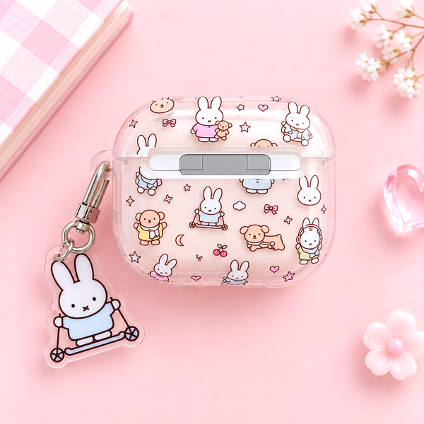 Miffy Ski Day AirPods Case with Charm - Limited Winter Drop