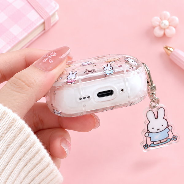Miffy Ski Day AirPods Case with Charm - Limited Winter Drop
