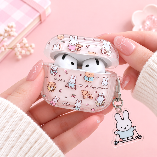 Miffy Ski Day AirPods Case with Charm - Limited Winter Drop