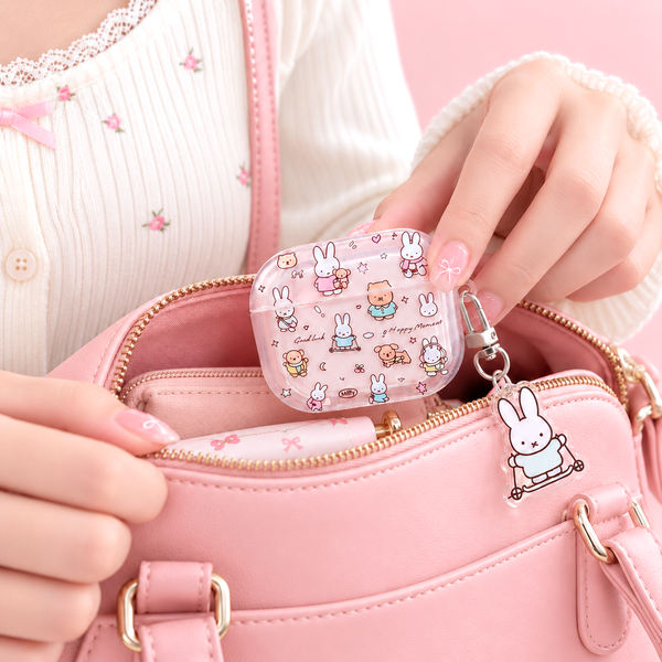 Miffy Ski Day AirPods Case with Charm - Limited Winter Drop