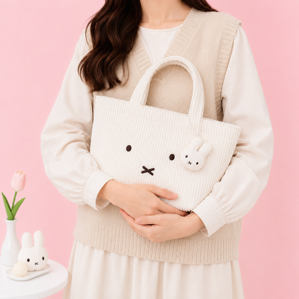 Miffy Corduroy Tote Bag
