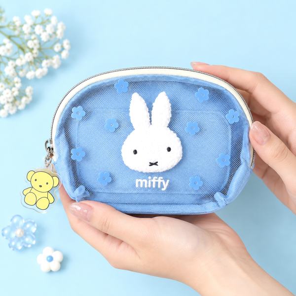 Miffy Blossom Mesh Mini Pouch