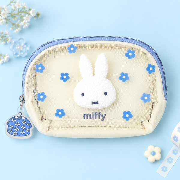 Miffy Blossom Mesh Mini Pouch