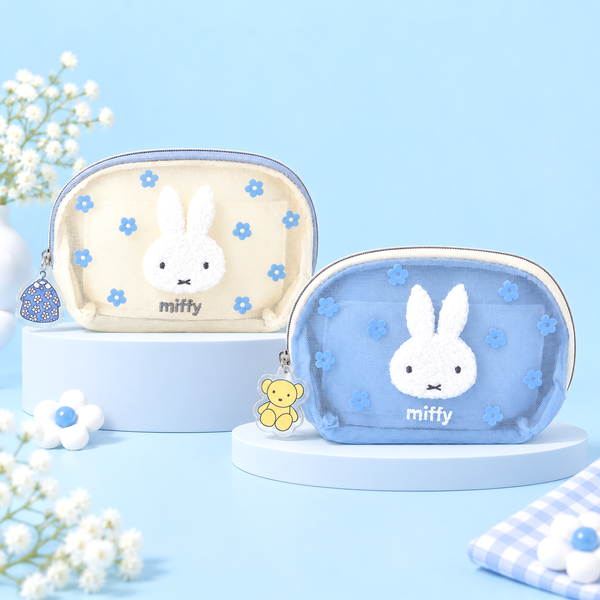 Miffy Blossom Mesh Mini Pouch