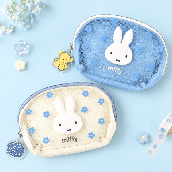 Miffy Blossom Mesh Mini Pouch