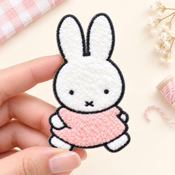 Miffy Fluffy Embroidered Sticker Patch