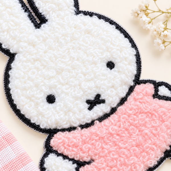 Miffy Fluffy Embroidered Sticker Patch