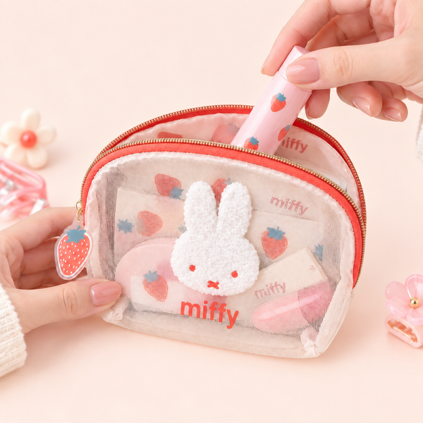 Miffy Garden Mesh Mini Pouch