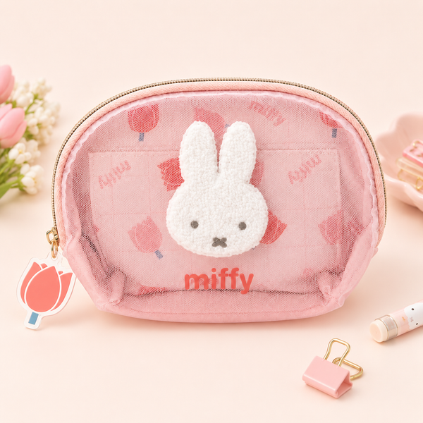 Miffy Garden Mesh Mini Pouch