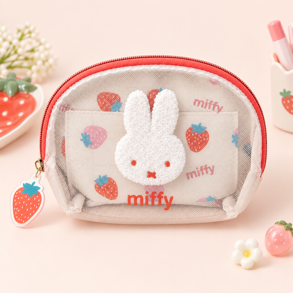 Miffy Garden Mesh Mini Pouch