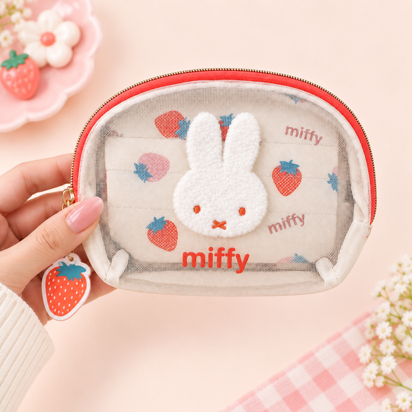 Miffy Garden Mesh Mini Pouch