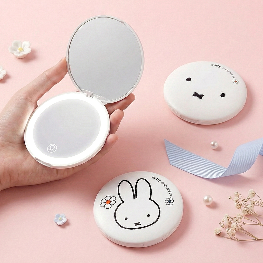 Miffy LED Light-Up Compact Mirror